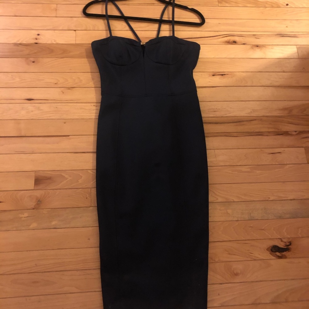 Marciano navy dress size small.